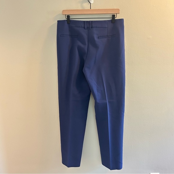 Maeve Slim Trousers Womens Size 12 Navy Blue Pants Anthropologie Office Work - Picture 6 of 14
